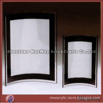 Curved Table Well Made Acrylic Photo Frame